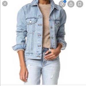 H&M light wash denim jacket
